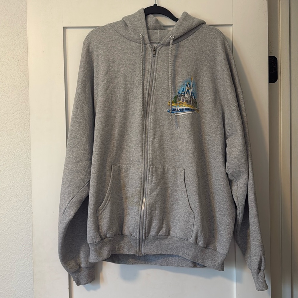 WDW Grey Zip-Up
